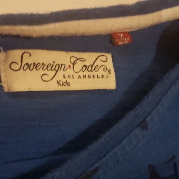 ⚡4/$25 Sovereign Code Shirt w/Stars - Picture 3 of 4